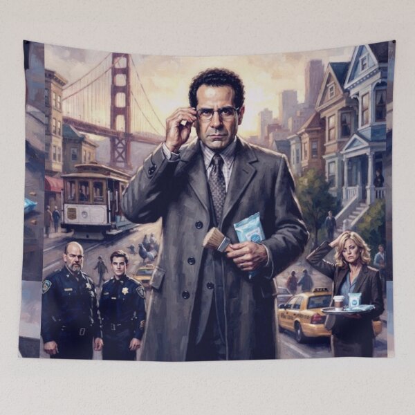 Item preview, Monk Comedy Mystery Fine Art Tribute designed and sold by Art's Diner.