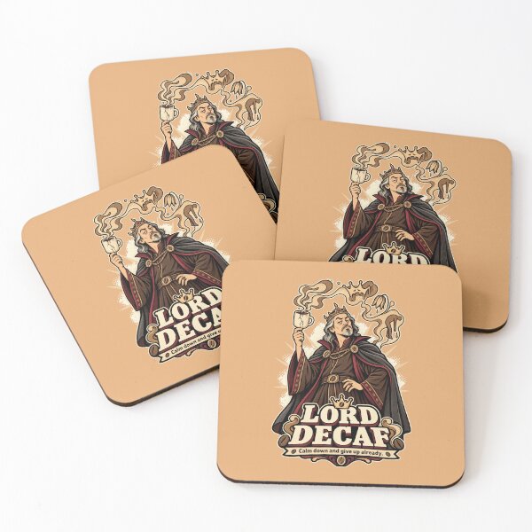Item preview, Lord Decaf – Calm Down And Give Up Already designed and sold by KungPowUnicorn.