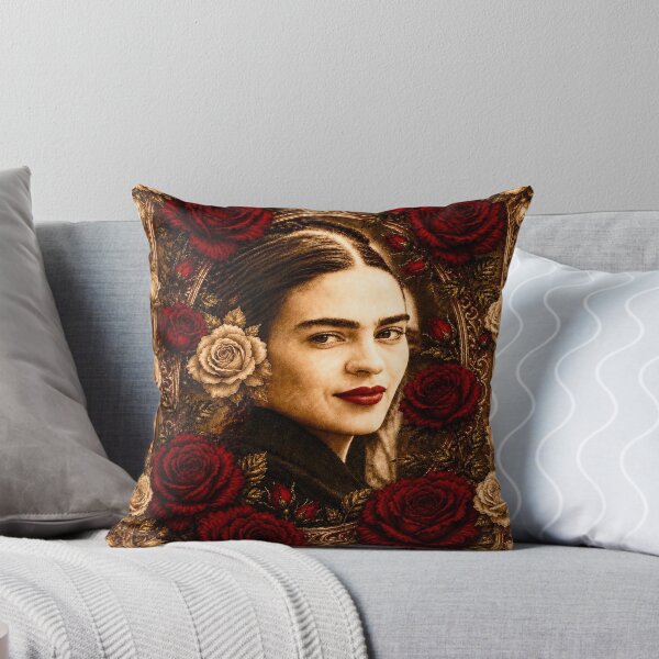 Item preview, Rose-Framed Sepia Frida designed and sold by reggiemercedes.