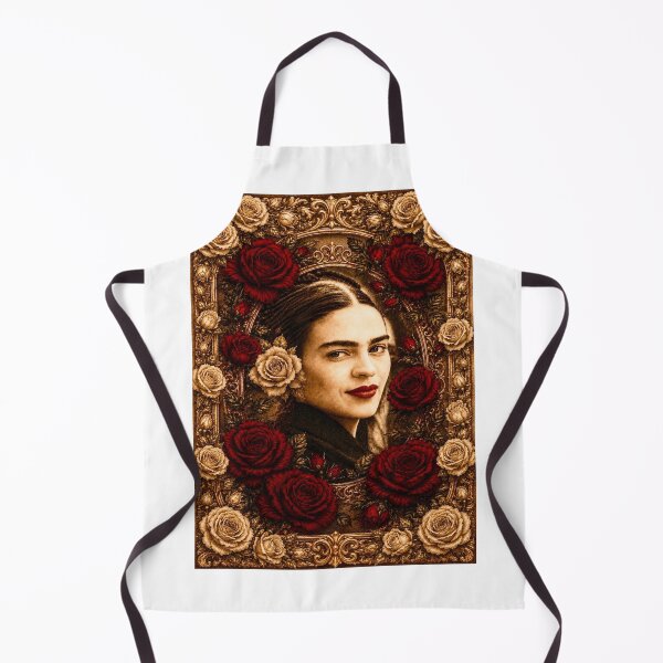 Item preview, Rose-Framed Sepia Frida designed and sold by reggiemercedes.