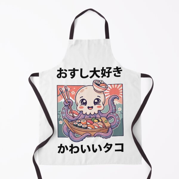 Item preview, Kawaii Sushi Octopus Cute Japanese Food Anime Art designed and sold by crouchingpixel.