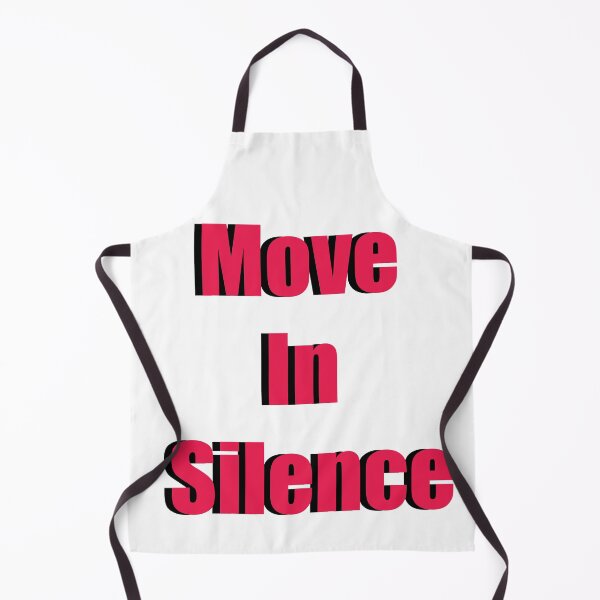Item preview, Move In Silence Bold Pink Typography Graphic designed and sold by AyaanArtStudio.