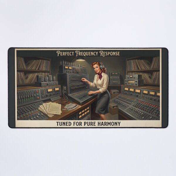 Item preview, Perfect Frequency Response Equalizer Audiophile Pin-Up designed and sold by ThirdShiftLab.