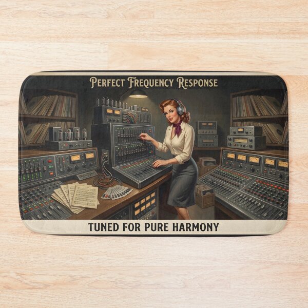 Item preview, Perfect Frequency Response Equalizer Audiophile Pin-Up designed and sold by ThirdShiftLab.