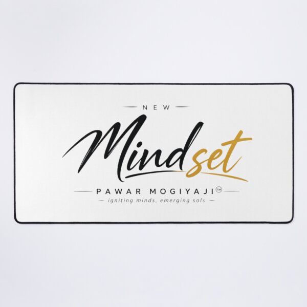 Item preview, ​New Mindset Typography Inspirational Gold & Black Quote designed and sold by Pawar1999.