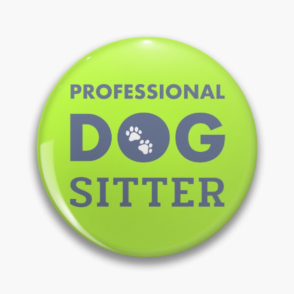 Item preview, Professional Dog Sitter Grey Typography Design designed and sold by Skayana.