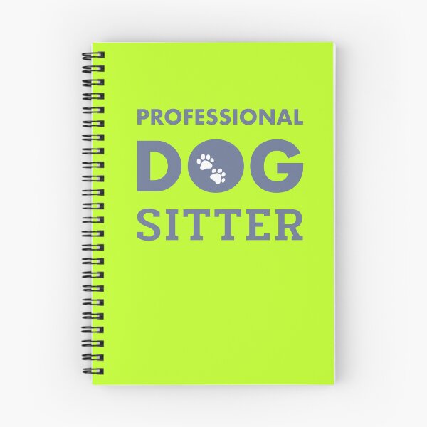 Item preview, Professional Dog Sitter Grey Typography Design designed and sold by Skayana.