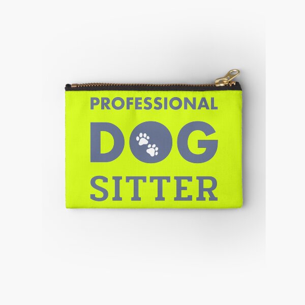Item preview, Professional Dog Sitter Grey Typography Design designed and sold by Skayana.