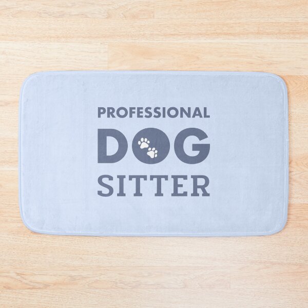 Item preview, Professional Dog Sitter Grey Typography Design designed and sold by Skayana.