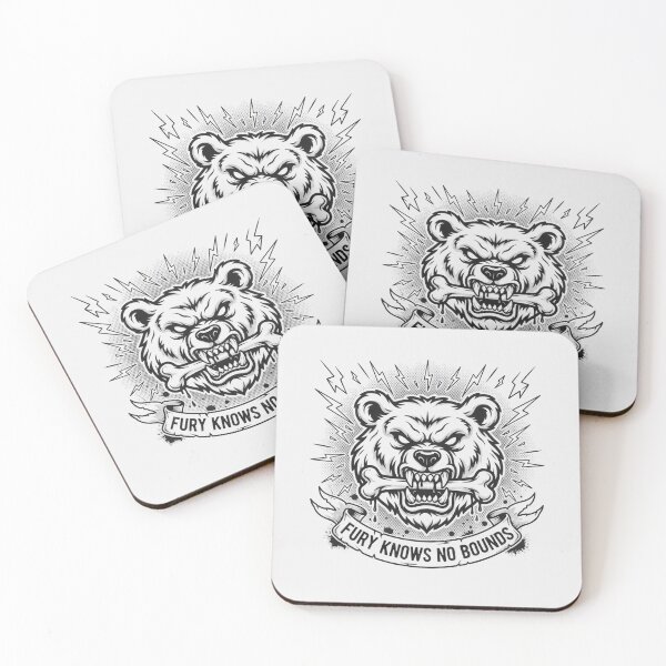 Item preview, Fury Knows No Bounds Bear Crunching Bone Graphic designed and sold by Enea Kelo.
