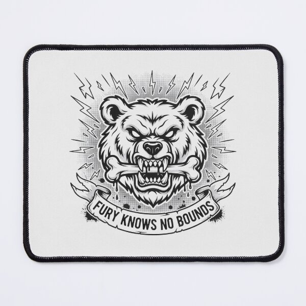 Item preview, Fury Knows No Bounds Bear Crunching Bone Graphic designed and sold by Enea Kelo.