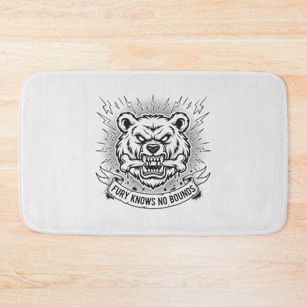 Item preview, Fury Knows No Bounds Bear Crunching Bone Graphic designed and sold by Enea Kelo.