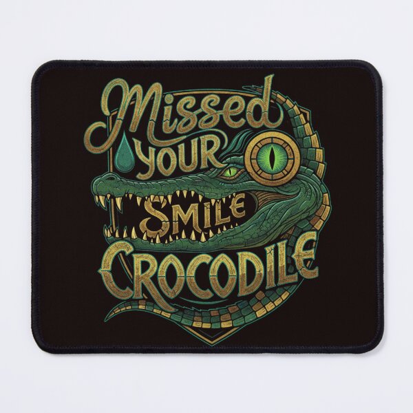 Item preview, Missed Your Smile Crocodile designed and sold by SkrabinhoArt.