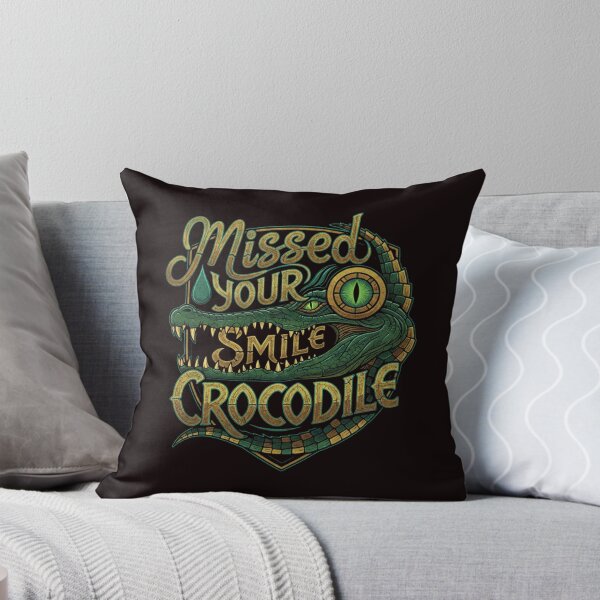 Item preview, Missed Your Smile Crocodile designed and sold by SkrabinhoArt.