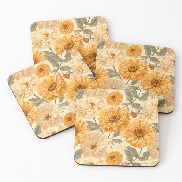 Item preview, Soft Zinnia Floral - Tropical Flower Pattern - Valentine Gifts For Her designed and sold by RoyalStarsPatts.