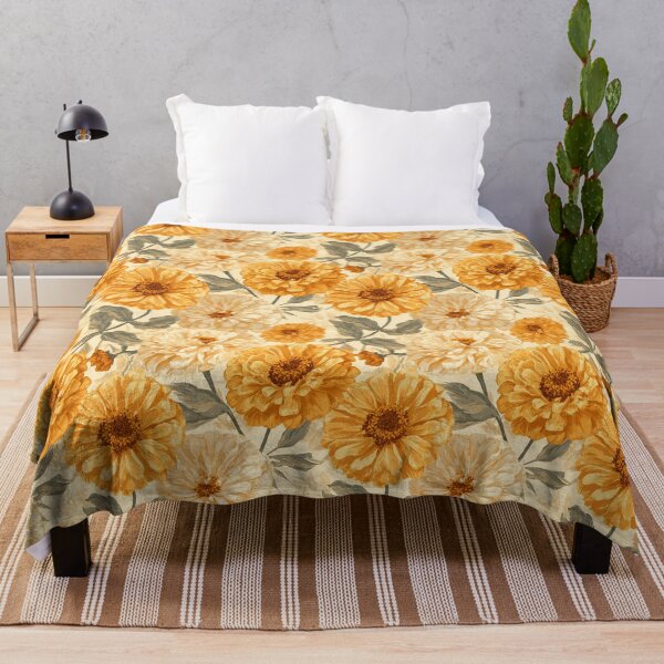 Item preview, Soft Zinnia Floral - Tropical Flower Pattern - Valentine Gifts For Her designed and sold by RoyalStarsPatts.