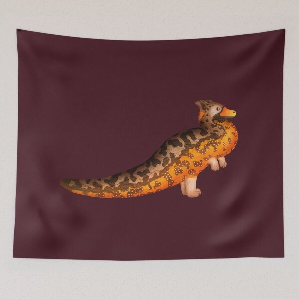 Item preview, Camouflaged Magma Duckosaurus 'Ignia' Critter designed and sold by Kelsterart_hehe.