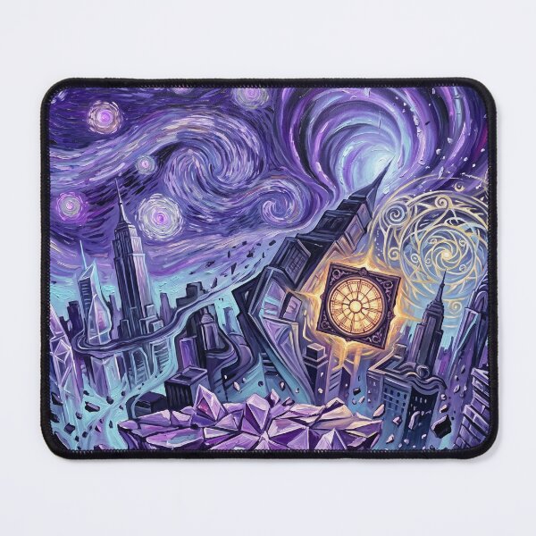 Item preview, Astral Dimension Starry Night Marvel Landscape designed and sold by Bad-Decisions-Designs.