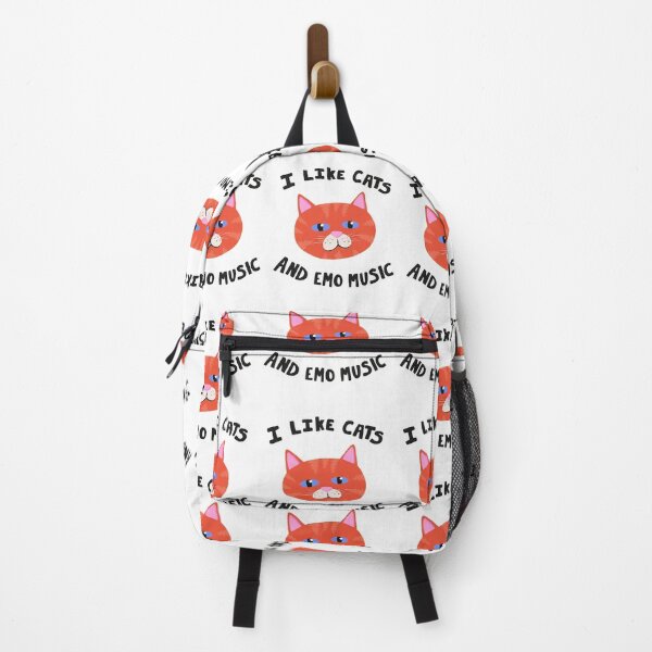 Item preview, I Like Cats And Emo Music Graphic designed and sold by OlyvieArt.