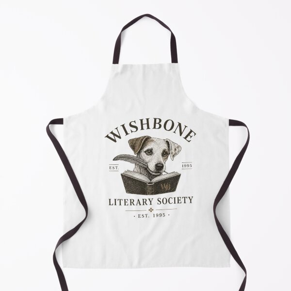 Item preview, Wishbone Literary Society – Vintage Book Lover Dog designed and sold by roartusa.