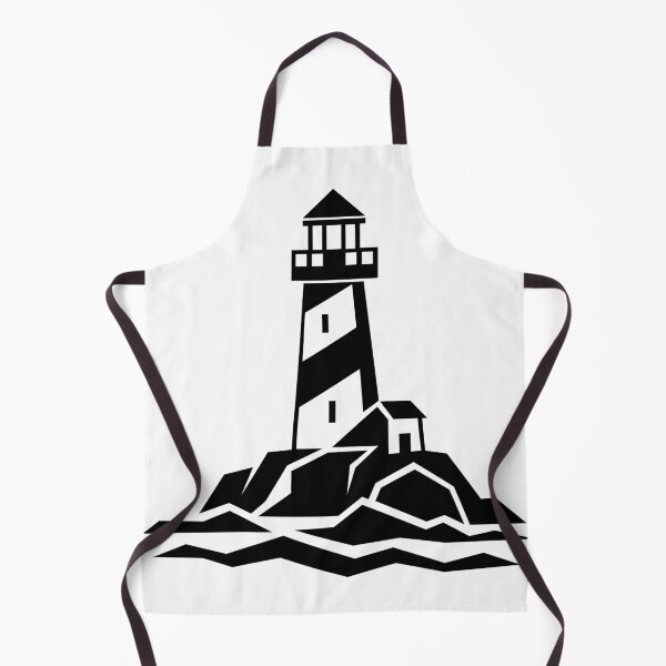 Item preview, Geometric Lighthouse – Minimalist Coastal Art designed and sold by matybrak.