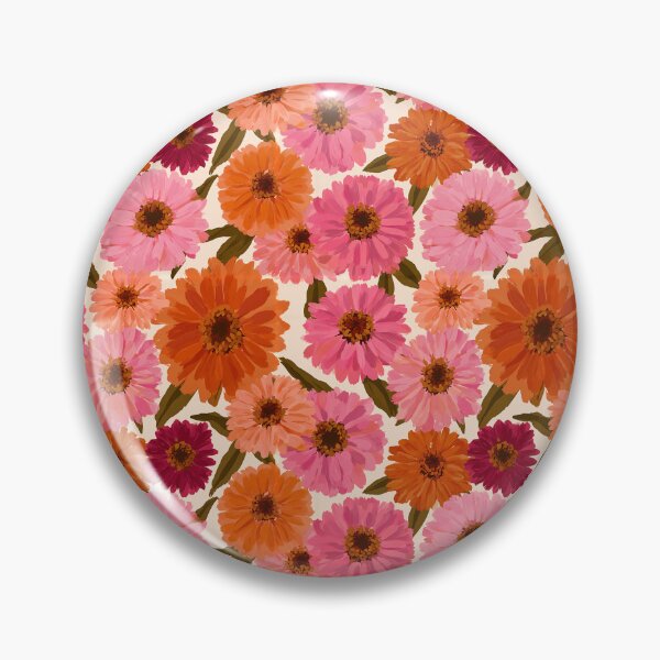 Item preview, Elegant Zinnia Flower - Tropical Flower Pattern - Valentine Gifts For Men designed and sold by RoyalStarsPatts.