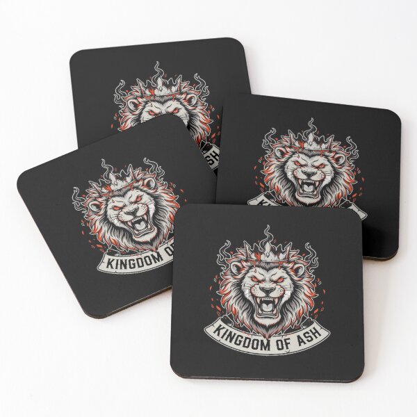 Item preview, Kingdom Of Ash Crowned Lion Fire Graphic designed and sold by Enea Kelo.