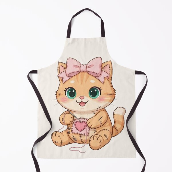 Item preview, Luna Mending Her Own Heart - Sad Cute Plush Cat designed and sold by Moody Vibes Studio.