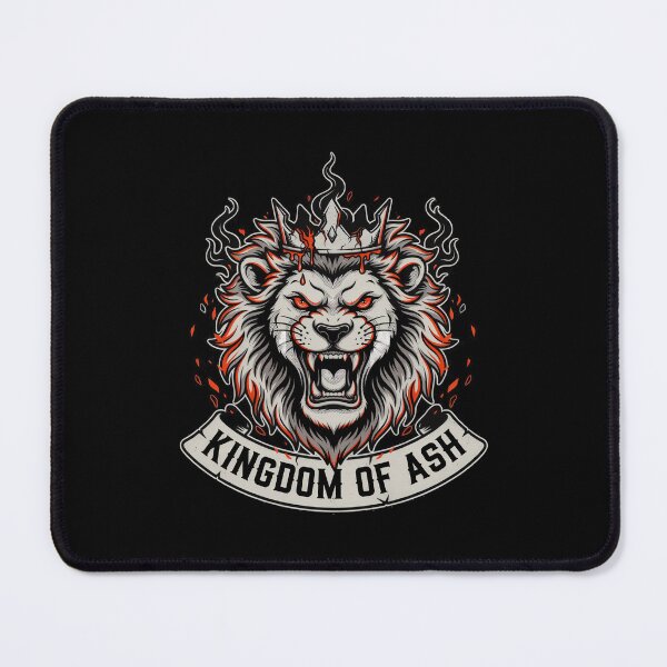 Item preview, Kingdom Of Ash Crowned Lion Fire Graphic designed and sold by Enea Kelo.