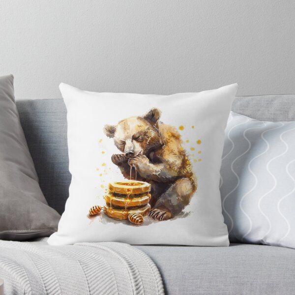 Item preview, Bear Cub | Cute Woodland Animal Watercolor Art designed and sold by Mandayartstudio.