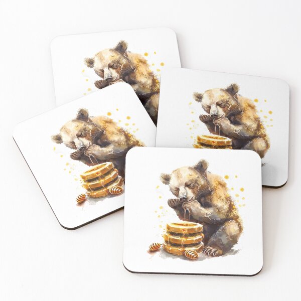 Item preview, Bear Cub | Cute Woodland Animal Watercolor Art designed and sold by Mandayartstudio.