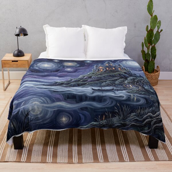 Item preview, Avalon Starry Night Mystical Landscape designed and sold by Bad-Decisions-Designs.