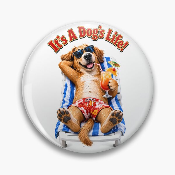 Item preview, Funny Cute Dog Sunbathing designed and sold by MarkColeImaging.