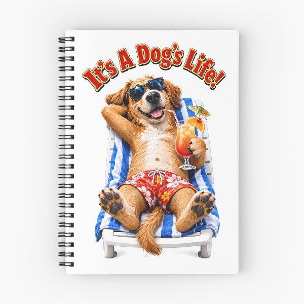 Item preview, Funny Cute Dog Sunbathing designed and sold by MarkColeImaging.