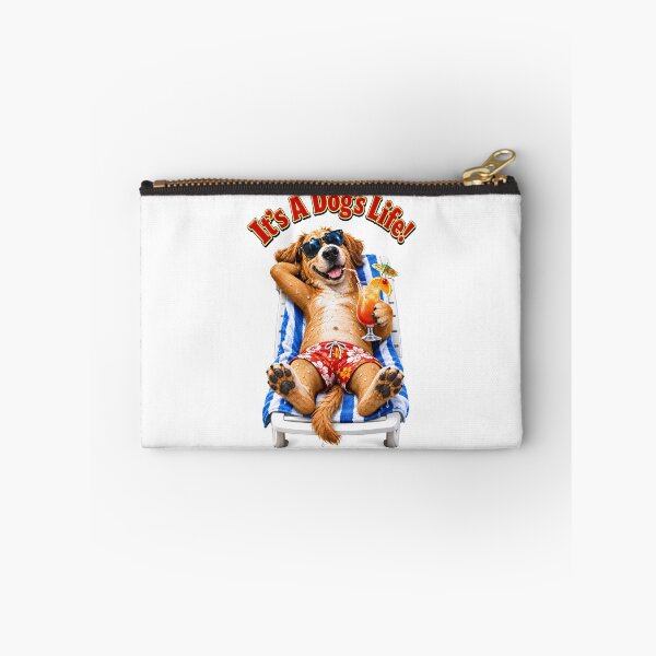Item preview, Funny Cute Dog Sunbathing designed and sold by MarkColeImaging.