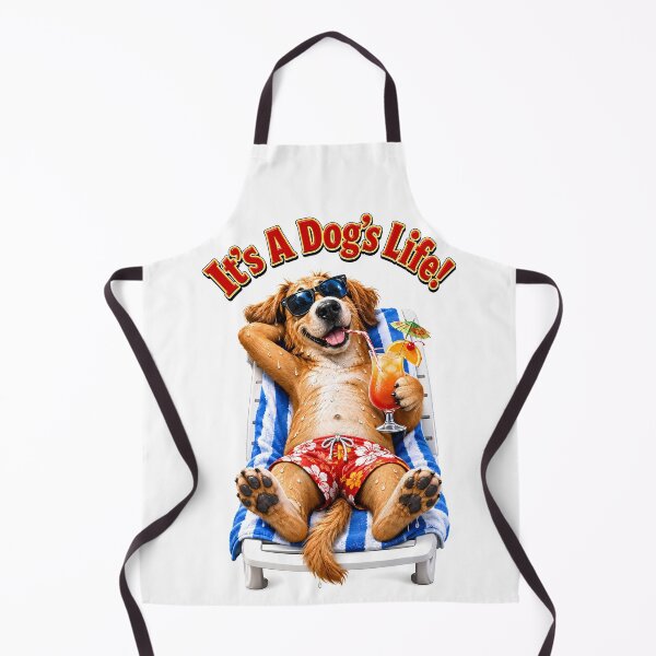Item preview, Funny Cute Dog Sunbathing designed and sold by MarkColeImaging.