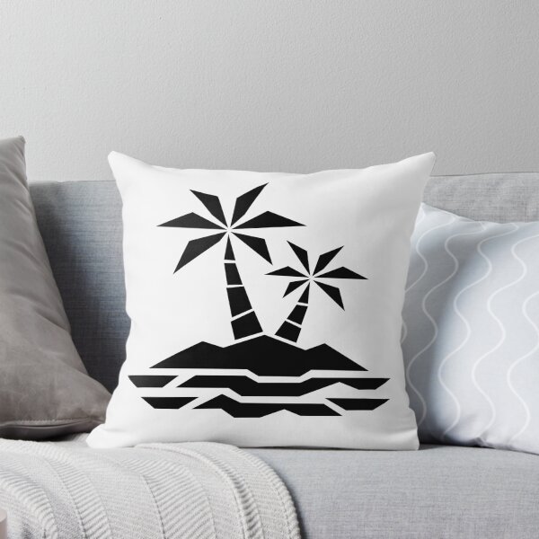 Item preview, Geometric Tropical Island – Minimalist Vacation Art designed and sold by matybrak.