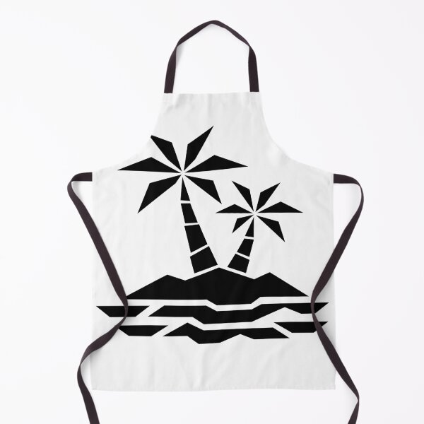 Item preview, Geometric Tropical Island – Minimalist Vacation Art designed and sold by matybrak.