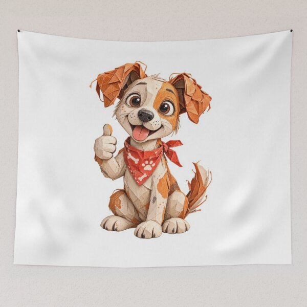 Item preview, Origami Style Puppy Dog designed and sold by Snurly.