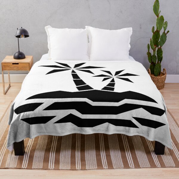 Item preview, Geometric Tropical Island – Minimalist Vacation Art designed and sold by matybrak.