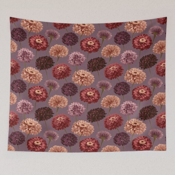 Item preview, Fragrant Zinnia Print - Tropical Flower Pattern - Valentine Gifts For Boyfriend designed and sold by RoyalStarsPatts.