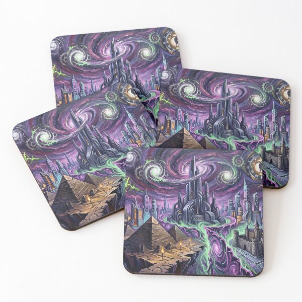 Item preview, Chronopolis Starry Night Marvel Landscape designed and sold by Bad-Decisions-Designs.