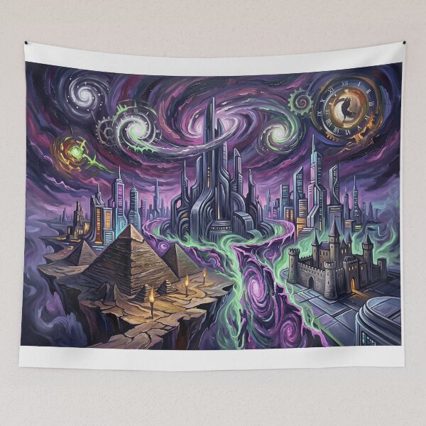 Item preview, Chronopolis Starry Night Marvel Landscape designed and sold by Bad-Decisions-Designs.