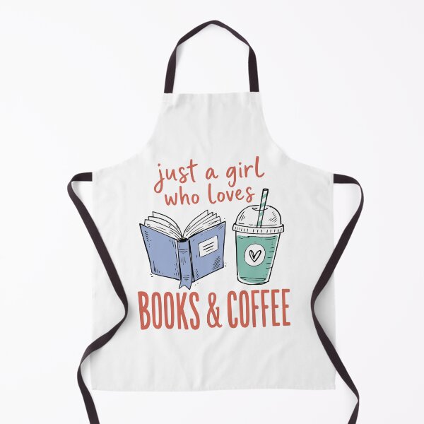 Item preview, Just a Girl Who Loves Books & Coffee | Book Lover Design designed and sold by PrintandJoy.