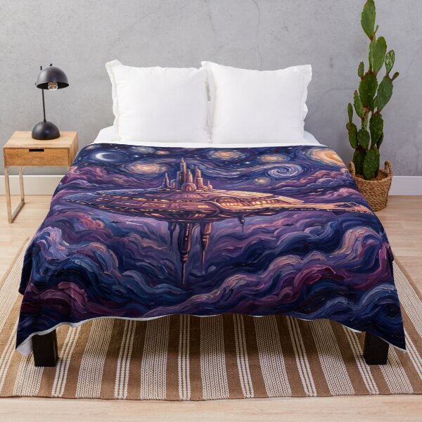 Item preview, Bespin Cloud City Starry Night Landscape designed and sold by Bad-Decisions-Designs.