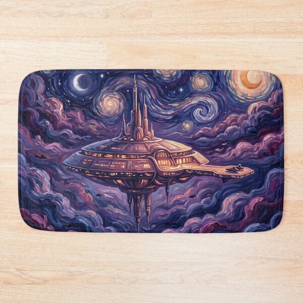 Item preview, Bespin Cloud City Starry Night Landscape designed and sold by Bad-Decisions-Designs.