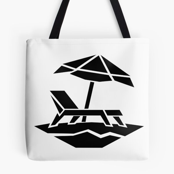 Item preview, Geometric Beach Chair – Minimalist Summer Vacation Art designed and sold by matybrak.