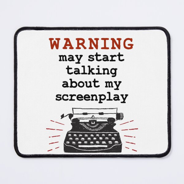 Item preview, Funny Warning May Start Talking About Screenplay Screenwriter designed and sold by jaygo.