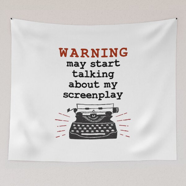 Item preview, Funny Warning May Start Talking About Screenplay Screenwriter designed and sold by jaygo.