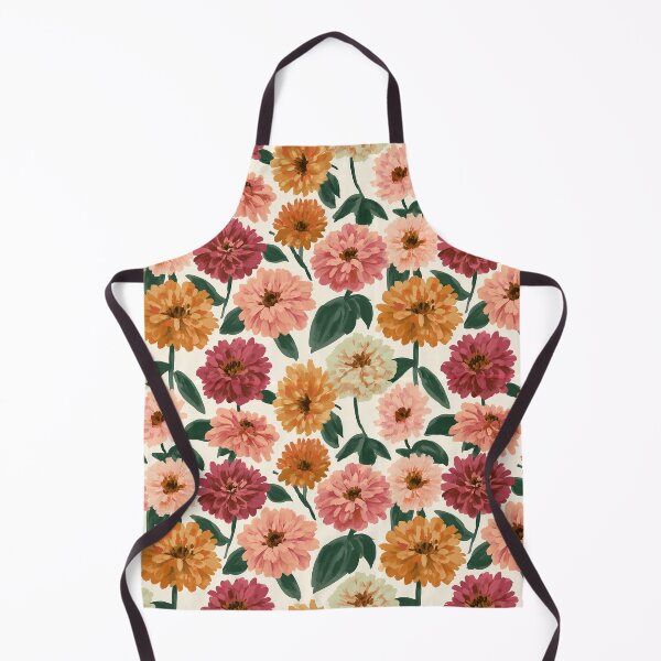 Item preview, Bold Zinnia Flower - Botanical Garden Pattern - Valentine Gifts For Husband designed and sold by RoyalStarsPatts.